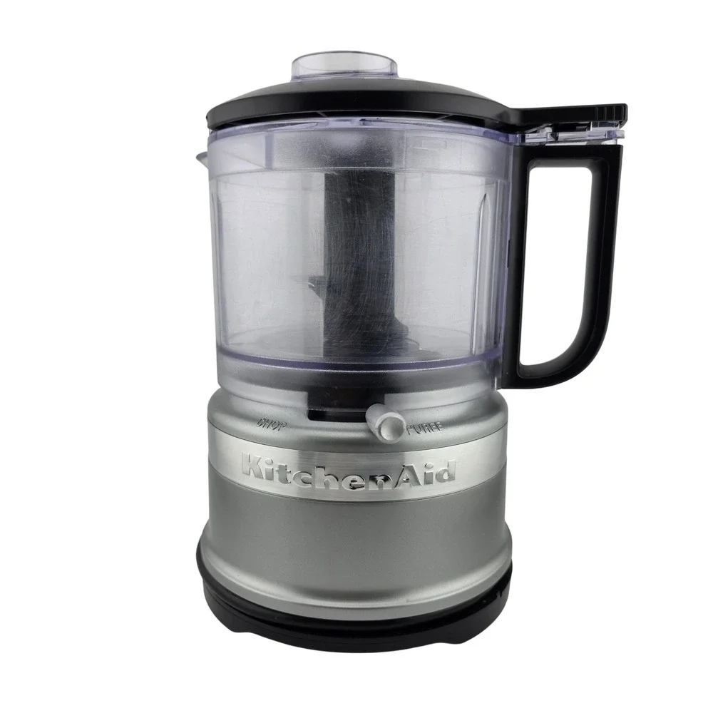 KitchenAid Food Chopper 3.5 Cup KFC3516CU Contour Silver GOOD Kitchen Utility